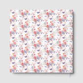 Floral Summer Butterfly Bridal Shower ゲストブック (裏面)