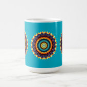Floral Sun Mandala Mug コーヒーマグカップ (中央)