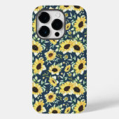 Floral sunflower case for iphone 14 pro Case-Mate iPhoneケース (裏面)