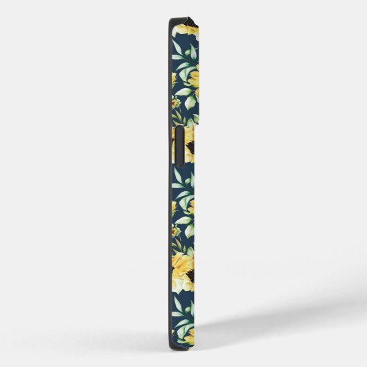 Floral sunflower case for iphone 14 pro Case-Mate iPhoneケース (裏面 / 右)