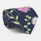 Floral Surface Pattern-Fashion Spring Flowers      ネクタイ (ロール)