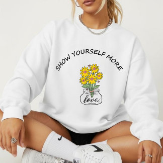 Floral sweatshirt for women スウェットシャツ