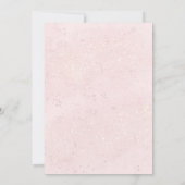 Floral Sweet 16 Party Invitation – Elegant Rustic  招待状 (裏面)