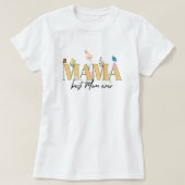 Floral T-shirt: The Best Mom Ever Tシャツ (デザイン正面)
