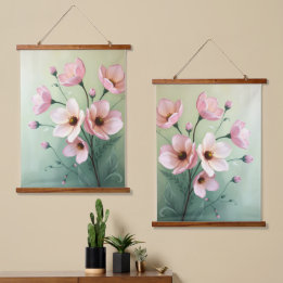 Floral Tapestry Wall Décor 吊り下げ型タペストリー