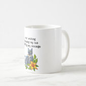 Floral Tea Kitty | Mug コーヒーマグカップ (正面右)