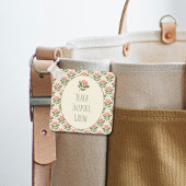 Floral Teacher Keychain | Teach • Inspire • Grow キーホルダー