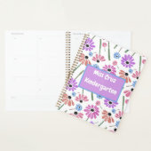 Floral Teacher Name/Grade Colorful  プランナー手帳 (ディスプレー)