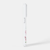 Floral Tennis Phone Case Girly Aesthetic Sports iPhoneケース (右側面)