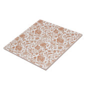 Floral Terracotta Toile Pattern タイル (側面)