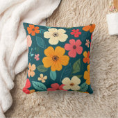 Floral texture クッション (ブランケット)