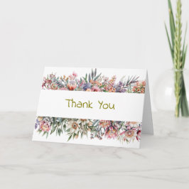 Floral Thank You Card サンキューカード