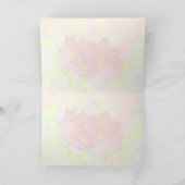 Floral "Thank You" Card サンキューカード (内部)