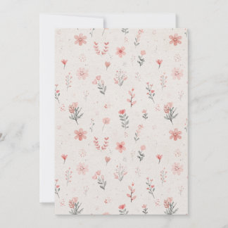 Floral Thank You Card サンキューカード
