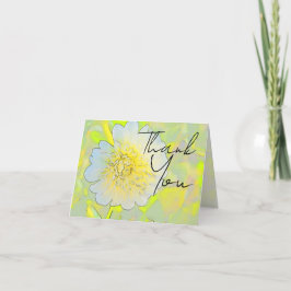 Floral "Thank You" Card サンキューカード