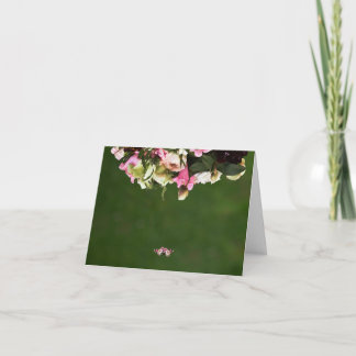Floral Thank You Card with Editable Inside Message サンキューカード