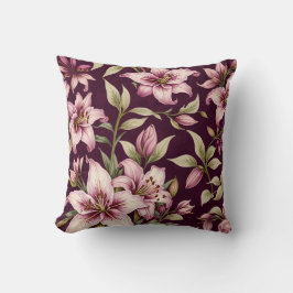 Floral Throw Pillow クッション