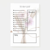 Floral To-Do List ポストイット (正面)