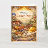 Floral Tools Happy Labor Day カード (正面)