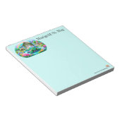 Floral Tortoise Notepad ノートパッド (アングル)