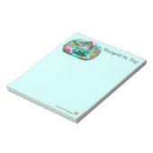 Floral Tortoise Notepad ノートパッド (回転)
