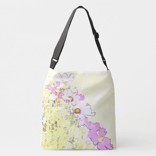 Floral Tote クロスボディバッグ (裏面)