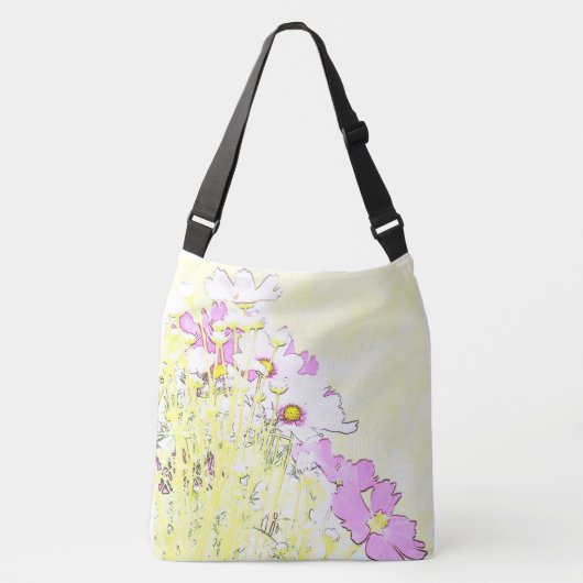Floral Tote クロスボディバッグ (正面)