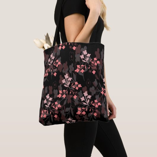 Floral Tote Bag トートバッグ (クローズアップ)