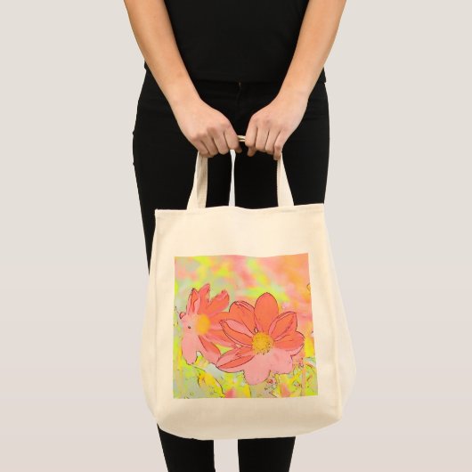 Floral Tote Bag トートバッグ (正面(商品))