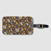 Floral Travel Luggage Tag ラゲッジタグ (正面横)