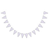 Floral Trellis - Dusty Lavender バンティングフラッグ (全)