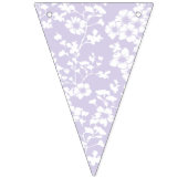 Floral Trellis - Dusty Lavender バンティングフラッグ (第3の旗)