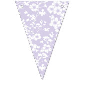 Floral Trellis - Dusty Lavender バンティングフラッグ (第2の旗)