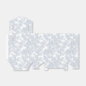 Floral Trellis Gray - White フェイバーボックス (折り畳みなし)