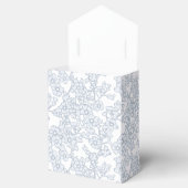 Floral Trellis Gray - White フェイバーボックス (オープン)