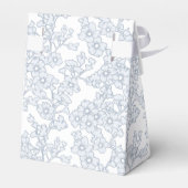 Floral Trellis Gray - White フェイバーボックス (裏面サイド)