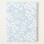 Floral Trellis - Powder Blue プランナー手帳 (裏面)