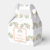 Floral Umbrella Bridal Shower フェイバーボックス (裏面サイド)