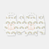 Floral Umbrella Bridal Shower フェイバーボックス (折り畳みなし)