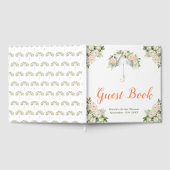 Floral Umbrella Bridal Shower Guest Book ゲストブック (全面)