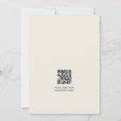 Floral Umbrella Elephant Baby Girl Shower 招待状 (裏面)