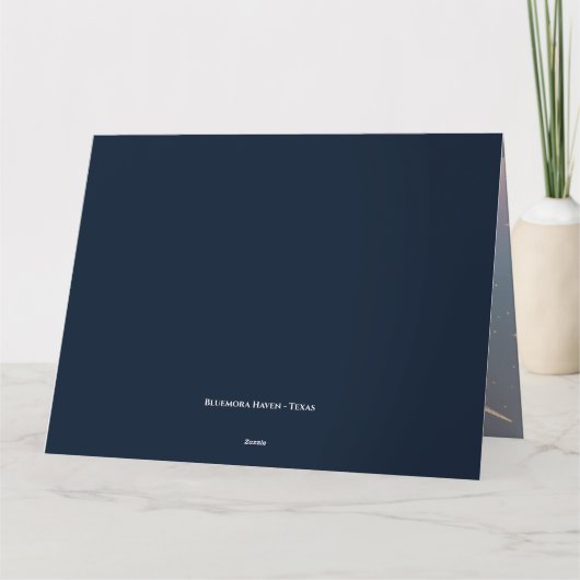 Floral Unicorn Night Fantasy カード (裏面)