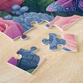 Floral Unicorn Rose Garden ジグソーパズル (側面)