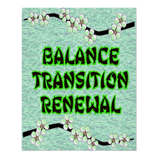 floral vibes ポスター (正面)