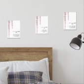 Floral Vine Ramadan Wall Art – Dua Set (寝室)