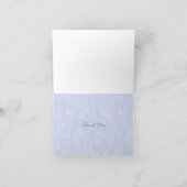 Floral Vines (White - Periwinkle) サンキューカード (内部)