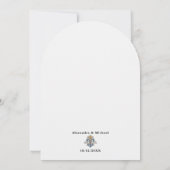 Floral Vintage Engagement Party Invitation 招待状 (裏面)