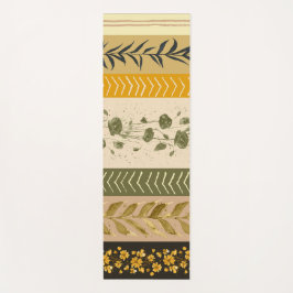 Floral Vintage Stripes ヨガマット