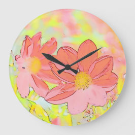 Floral Wall Clock ラージ壁時計