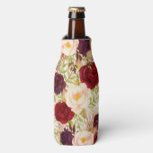 Floral Watercolor ボトルクーラー (ボトル正面)